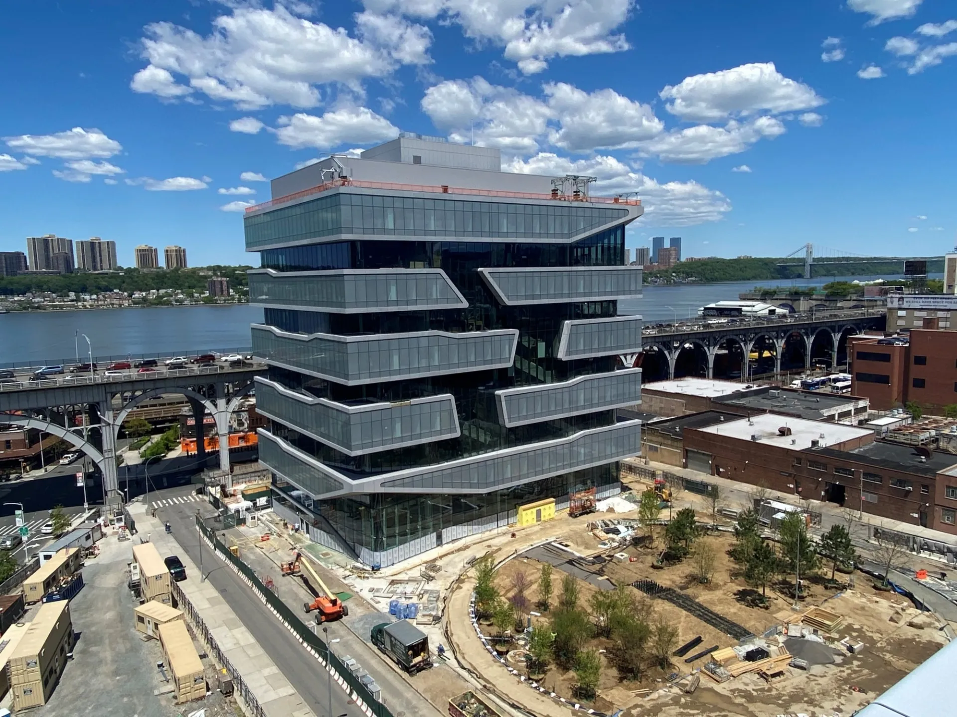 A photo of Henry R. Kravis Hall and The Square